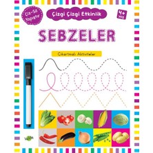 Kukla Yayınları Çizgi Çizgi Etkinlik - Sebzeler (4+ Yaş)