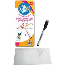 Dstil Tasarım Eğlen Öğren - 40 Silinebilir Sayfada - Büyük Harfleri Yazmayı Öğreniyorum (4-5 Yaş)