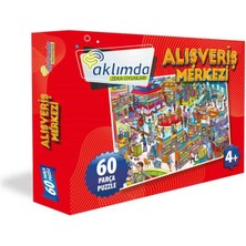 Aklımda Zeka Oyunları 60 Parça Puzzle Alışveriş Merkezi