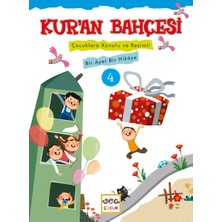 Nar Yayınları Kur'an Bahçesi 4  Çocuklara Konulu ve Resimli Bir Ayet Bir Hikaye
