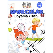 Tether Bags Çocuk Sporcular Boyama Kitabı