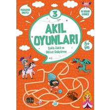 Dokuz Çocuk Yayınları Akıl Oyunları 3 (5+ Yaş)