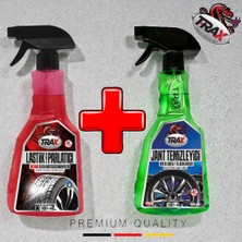 Aracınız Için En Iyisi T-Raxlastik Parlatıcı + Jant Temizleyici 2'li Set 500ML