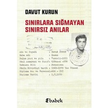 Babek Yayınları Sınırlara Sığmayan Sınırsız Anılar