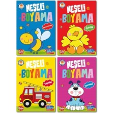 Boyama Zamanı Neşeli Boyama 10 Set +1 Set (44 Kitap)