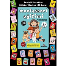 Beyaz Panda Yayınları Stickerlı 3+ Yaş Montessori Eğitimi