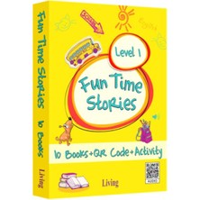 Living English Dictionary Living Level 1 Fun Times Stories 10'lu Hikaye Seti