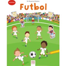1001 Çiçek Kitaplar Ilk Boyama Kitabım - Futbol
