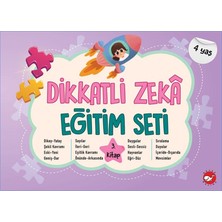 Beyaz Balina Yayınları Dikkatli Zekâ Eğitim Seti 3. Kitap (4 Yaş)