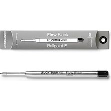 SHC4200 LEUCHTTURM1917 Drehgriffel Nr. 1, Tükenmez Kalem Yedeği, 2'li Paket, Siyah, Fine (F) Uç