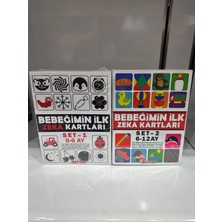 Diytoy Bebeğimin Ilk Zeka Kartları 0-6 Ay+ Erken Eğitim Zeka Kartları 6-12 Ay Süper Set (Flash Kartlar)