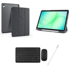 Redmud Teknoloji Ipad 11.nesil A16 /ıpad 10.nesil ile Uyumlu Standlı Kılıf Klavye Mouse ve Dokunmatik Kalem Seti
