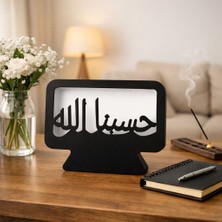 Printanomi Dekoratif Hasbunallah Yazılı Masaüstü LED Aydınlatma