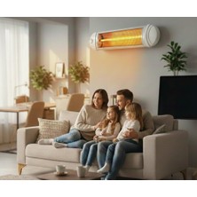 M2 Dizayn Ev ve Ofis Tipi Ayarlanabilir Ufo Tipi Infrared Isıtıcı Soba