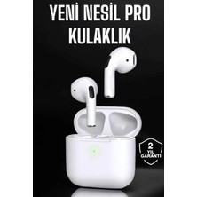 No 35 Moda Beyaz Yeni Nesil Pro Bluetooth Kulaklık Yüksek Ses Kaliteli Anc Özelliği