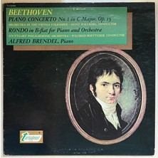 Decca Beethoven Brendel Piano Concerto No.1 In C Major, Op.15 Lp Plak (Orijinal Dönem Amerika Baskı)