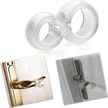 Nexgen Silikon Kapı &amp;amp; Pencere Vurma Önleyici Stoper Kapı Tamponu 4 Adet (4887) RSGO34-MCHD