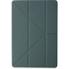 Pazarcan Pad 9 Kılıf Kalemlikli Mars Tablet Kılıfı - Koyu Yeşil