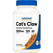 Nutricost Cat\'s Claw 1,000 Mg 120 Kapsül ┃ Uncaria Tomentosa