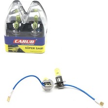Süper Sarı H3 Far Ampulü 12 Volt 100 Watt Bosse Carub Serisi