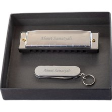 Hediye Shop Kişiye ve Isme Özel Çakı ve Mızıka Seti