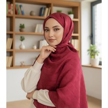 Revam Collection Kazayağı Deseni Ipeksi Jakar Şal