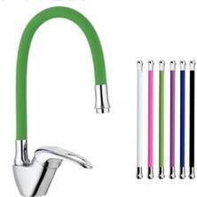 No 35 Moda Mix Kuğu Mutfak Evye Bataryası Renkli Oynar Başlıklı Yeşil