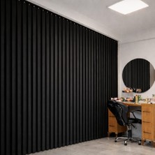 Premium Siyah Dikey Perde | Özel Ölçü Üretim | Ayarlanabilir Işık Kontrolü | Modern & Minimal Tasarım | Ev ve Ofis Uyumlu
