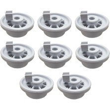 Akat Hotpoint Ile Uyumlu Ariston Bulaşık Makinesi Sepet Tekerleği Teker 8 Adet