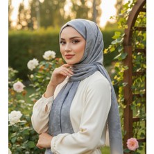 Revam Collection Kazayağı Deseni Ipeksi Jakar Şal