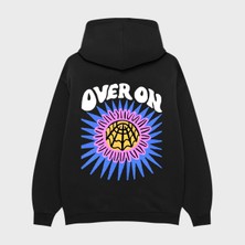 Camblys Overon Sırt Basıkılı Oversize Kapüşonlu Sweatshirt