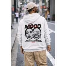 Camblys Unisex Girl Sırt Baskılı Oversize Kapüşonlu Sweatshirt