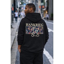 Camblys Ayıcık Baskılı Oversize Kapüşonlu Sweatshirt