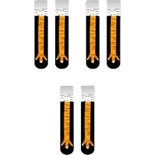 UZN Socks Tavuk Ayağı Desenli Eğlenceli Çorap – 3 Çift | Unisex, Konforlu & Dikkat Çekici