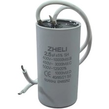 Beko Buzdolabı ve Kombi Motor Kondansatörü Kablolu Kapasitör 2.5 Uf-Mf 450 Vac 50-60 Hz