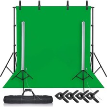 Chromakey Green Screen Greenbox Yeşil Fon Perde Çekim Seti