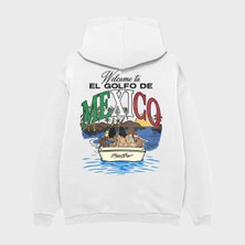 Camblys Mexico Baskılı Oversize Kalıp Kapüşonlu Sweatshirt