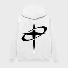 Camblys Logo Sırt Baskılı Oversize Kapüşonlu Sweatshirt