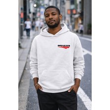 Camblys Dısaster Logo Baskılı Overisze Kapüşonlu Sweatshirt