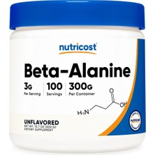 Nutricost Beta-Alanine 300 Gr. 100 Servis