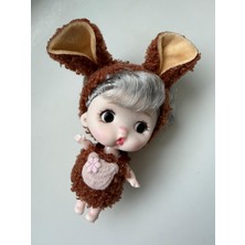 Bumelo Hayvan Kostümlü 1 Adet Mini Hayvan Bebek Gerçekçi Pvc Yaşlar 3+