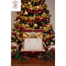 Trendniva Kapitone Desenli El ve Omuz Çantası