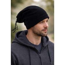 Gigi Giyim Siyah Polar Boyunluk ve Bere