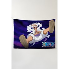 Charmbi One Piece Duvar Örtüsü – Çok Renkli Anime Temalı Kumaş Oda Dekoru Tapestry