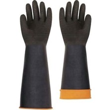 Labbakkal Kimyasal ve Asit Eldiveni 60 cm - Kauçuk Koruyucu Eldiven