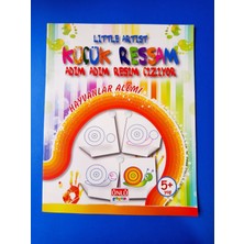 Kortej Little Artist Küçük Ressam Adım Adım Resim Çiziyor - Hayvanlar Alemi - Ünlü Çocuk Yayınları