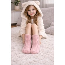 Gigi Giyim Kareli Yumuşak Kız Çocuk Havlu Çorap