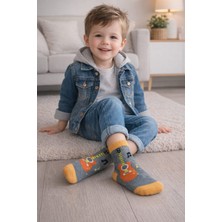 Gigi Giyim Gitar Baskılı Havlu Erkek Çocuk Soket Çorap