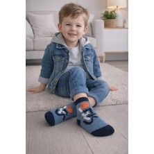 Gigi Giyim Street Yazılı Havlu Erkek Çocuk Soket Çorap