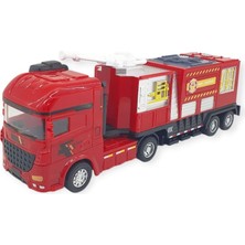 Kuzgun Ticaret Metal Itfaiye Arabası - Arazöz 26CM - 706-45 (Lisinya)